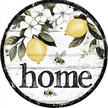 Lemon Sign, Home Sign, DCO-13042, Sign For Wreath, 10